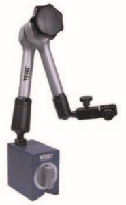 Magnetno stojalo za merilne ure z centralnim mehanskim aretiranjem