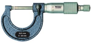 Mikrometer, lahki, odčitek 0,01 , DIN863
