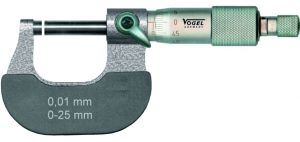 Precizni mikrometer odčitek 0,01mm; HM-merne konice DIN 863