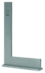 Precizni kotnik z naslonom, DIN875/ II, inox