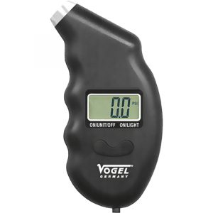 Digital tire pressure gauge for passenger vehicles, 0-100 PSI / 0-7 bar
